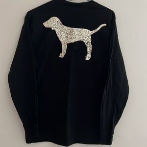 Victoria Secret Pink Bling Sequin Tee Long Sleeve